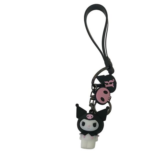Hello Kitty Keychain Bag Charm Wristlet Anime NEW - Picture 2 of 5